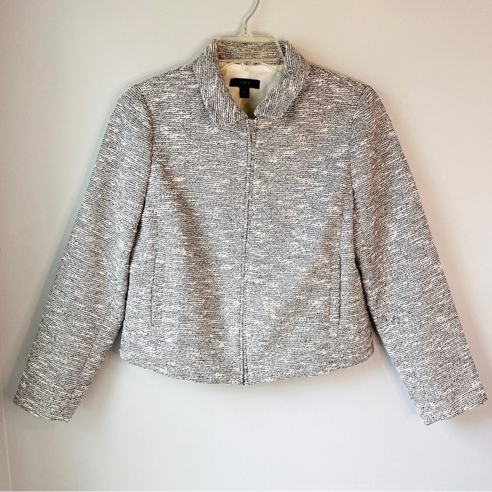 J. Crew Collared Tweed Lady Jacket